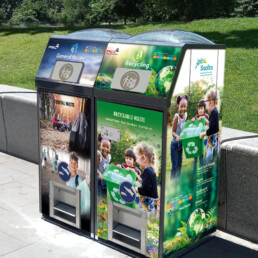 Solarni zabojniki Interzero za odpadke, Interzero, 2026